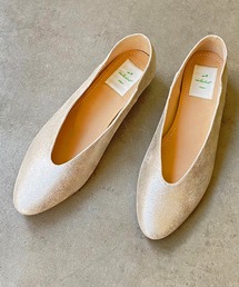 enchanted | 本革ソフトレザーVカットバブーシュ(パンプス)