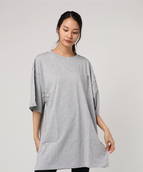 SpRay（スプレイ）の「ポケ付ＢＩＧ　Ｔシャツ（Tシャツ/カットソー・レディース・ブラック/パープル/グレー/オフホワイト/カーキ/ピンク/マスタード・FREE）」の14枚目の写真