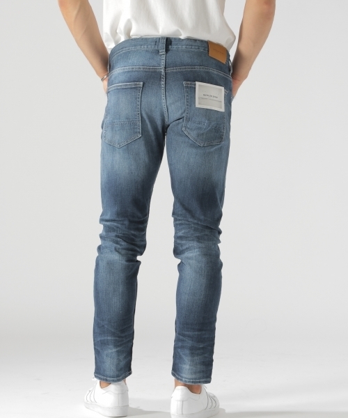 BAYFLOW（ベイフロー）の「テーパードブロークンデニム 18AW（デニムパンツ・メンズ・クリアブルー/アクア・32inch/28inch/31inch/29inch/30inch）」の8枚目の写真