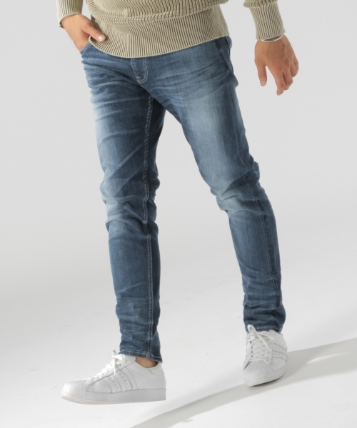 BAYFLOW（ベイフロー）の「テーパードブロークンデニム 18AW（デニムパンツ・メンズ・クリアブルー/アクア・32inch/28inch/31inch/29inch/30inch）」の21枚目の写真