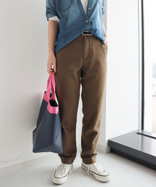 AMERICAN HOLIC（アメリカンホリック）の「チノテーパード（その他パンツ・レディース・ベージュ/カーキ・SMALL/MEDIUM/LARGE）」の2枚目の写真