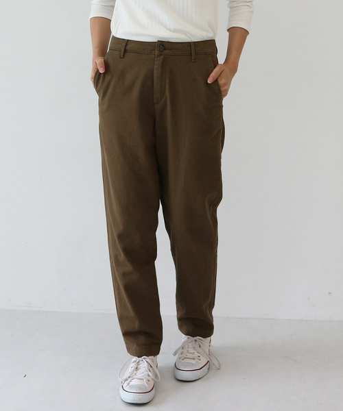 AMERICAN HOLIC（アメリカンホリック）の「チノテーパード（その他パンツ・レディース・ベージュ/カーキ・SMALL/MEDIUM/LARGE）」の6枚目の写真