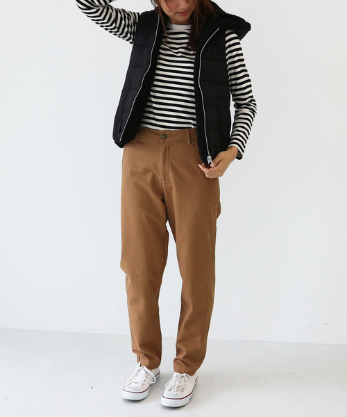 AMERICAN HOLIC（アメリカンホリック）の「チノテーパード（その他パンツ・レディース・ベージュ/カーキ・SMALL/MEDIUM/LARGE）」の10枚目の写真