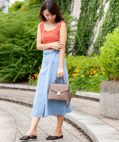 Edit Sheen(エディットシーン)の「スクエアフラップバッグ(ショルダーバッグ・レディース・ブラック/モカ/ネイビー・FREE)」の18枚目の写真