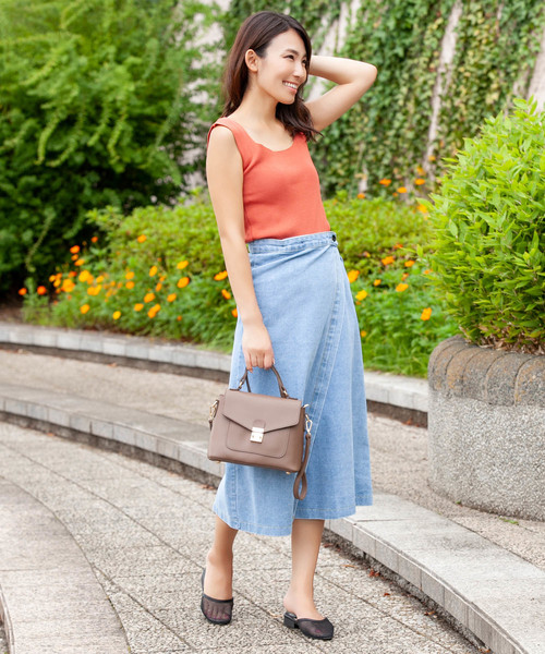 Edit Sheen(エディットシーン)の「スクエアフラップバッグ(ショルダーバッグ・レディース・ブラック/モカ/ネイビー・FREE)」の19枚目の写真