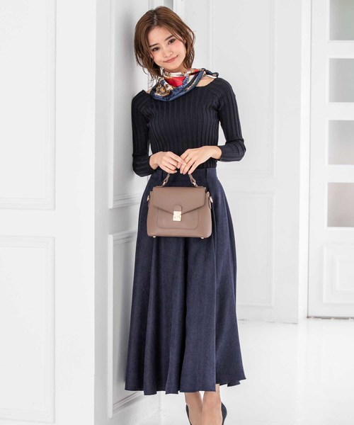 Edit Sheen(エディットシーン)の「スクエアフラップバッグ(ショルダーバッグ・レディース・ブラック/モカ/ネイビー・FREE)」の20枚目の写真