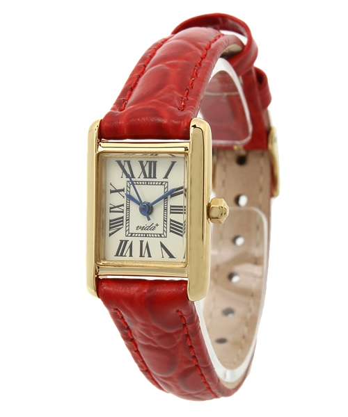 NANO universe(ナノユニバース)の「VIDA+/squar watch (Roman Numeral)(アナログ腕時計・レディース・ブラック/ブラウン/ブルー/レッド・FREE)」の4枚目の写真