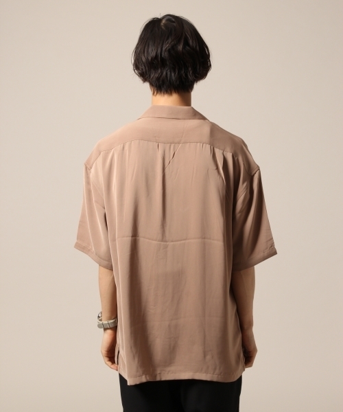 RAGEBLUE（レイジブルー）の「オープンカラーシャツ2/808891（シャツ/ブラウス・メンズ・ベージュ/パープル/オリーブ・SMALL/MEDIUM/LARGE）」の9枚目の写真