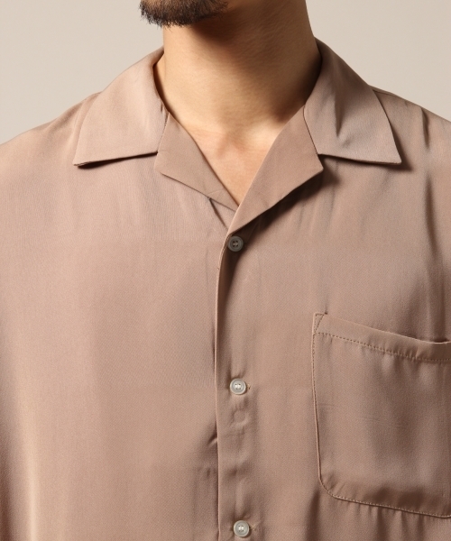 RAGEBLUE（レイジブルー）の「オープンカラーシャツ2/808891（シャツ/ブラウス・メンズ・ベージュ/パープル/オリーブ・SMALL/MEDIUM/LARGE）」の10枚目の写真