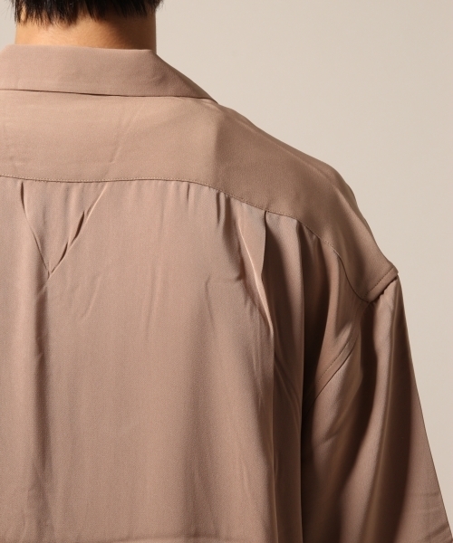 RAGEBLUE（レイジブルー）の「オープンカラーシャツ2/808891（シャツ/ブラウス・メンズ・ベージュ/パープル/オリーブ・SMALL/MEDIUM/LARGE）」の14枚目の写真