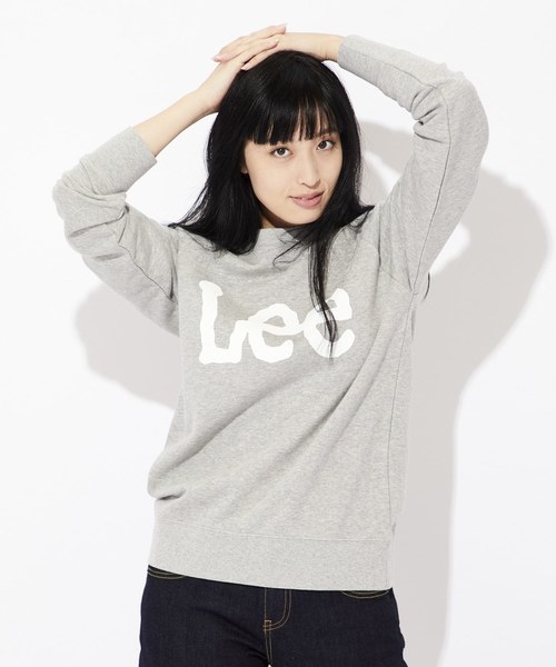 Lee(リー)の「【Lee】ロゴスウェットプルオーバー(スウェット・レディース・ブラック/パープル/グレー/オフホワイト/ピンク/ネイビー/その他1・M/L)」の4枚目の写真