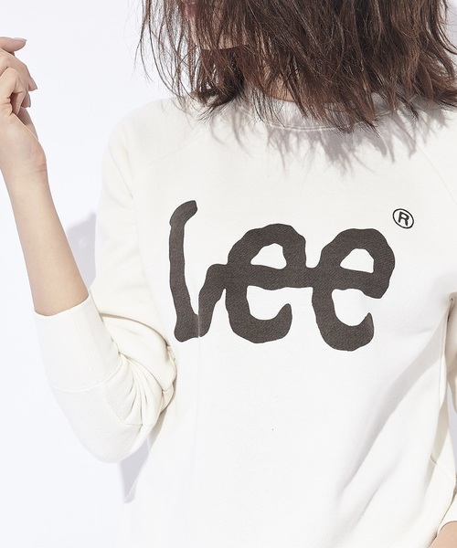 Lee(リー)の「【Lee】ロゴスウェットプルオーバー(スウェット・レディース・ブラック/パープル/グレー/オフホワイト/ピンク/ネイビー/その他1・M/L)」の11枚目の写真