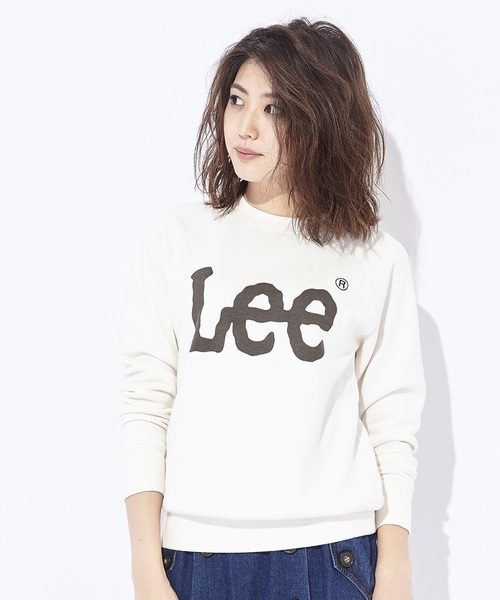 Lee(リー)の「【Lee】ロゴスウェットプルオーバー(スウェット・レディース・ブラック/パープル/グレー/オフホワイト/ピンク/ネイビー/その他1・M/L)」の17枚目の写真