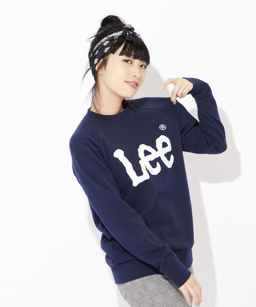 Lee(リー)の「【Lee】ロゴスウェットプルオーバー(スウェット・レディース・ブラック/パープル/グレー/オフホワイト/ピンク/ネイビー/その他1・M/L)」の21枚目の写真