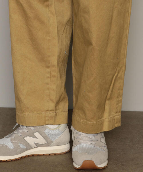 green label relaxing（グリーンレーベルリラクシング）の「ST ウェストポイント イージー 1プリーツ 9分丈 パンツ（その他パンツ・メンズ・ベージュ/オリーブ・LARGE/SMALL/X-LARGE/MEDIUM）」の10枚目の写真