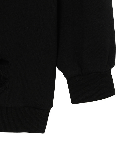 Candy Stripper（キャンディストリッパー）の「LAZY BEAR SWEAT ワンピース（ワンピース・レディース・ブラック/チャコールグレー・2）」の7枚目の写真