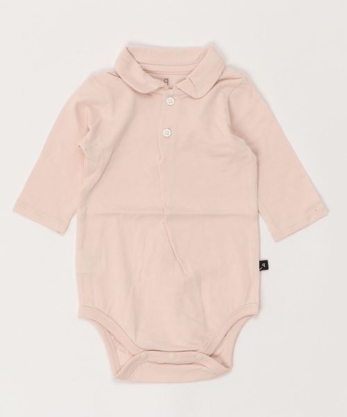 Quoti Use Fith クゥオティ ユース フィス の 天竺襟付き9分袖ボディスーツ ロンパース Wear