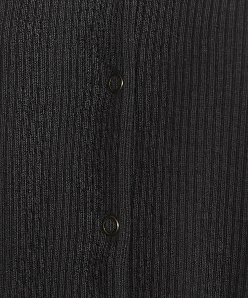 ♪送料無料★B&Y UNITED ARROWS★スナップ カーディガン★灰★L♪ ダブルフェイス スナップカーディガン ＜A DAY IN THE LIFE