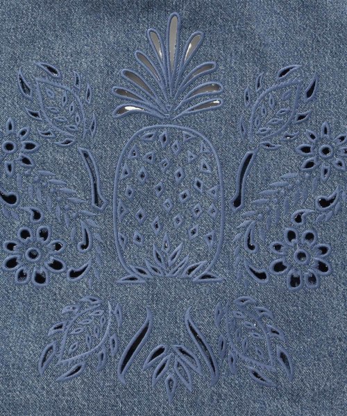 Levi's Made & Crafted（リーバイスメイドアンドクラフテッド）の「LEVI'S(R) MADE & CRAFTED(R) LA PLAYA TOP INDIE INK（カーディガン/ボレロ・レディース・ブルー・S/XS）」の6枚目の写真