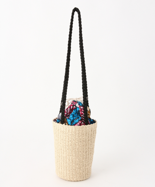 GLOBAL WORK（グローバルワーク）の「ペーパーバケツバッグ/822577（ショルダーバッグ・レディース・ホワイト系その他/ベージュ/ナチュラル・ONE SIZE）」の12枚目の写真