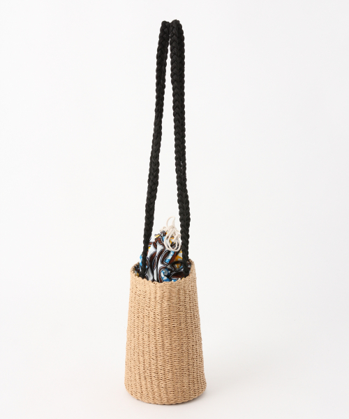 GLOBAL WORK（グローバルワーク）の「ペーパーバケツバッグ/822577（ショルダーバッグ・レディース・ホワイト系その他/ベージュ/ナチュラル・ONE SIZE）」の5枚目の写真