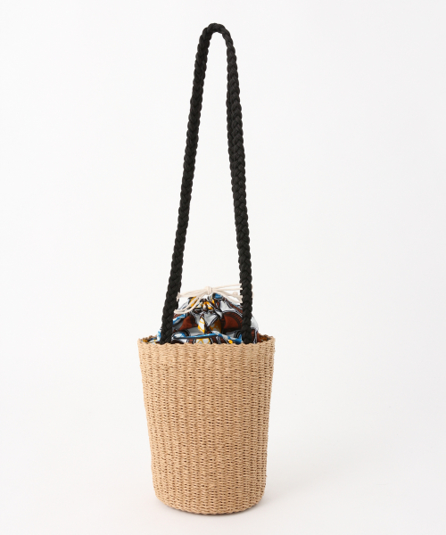 GLOBAL WORK（グローバルワーク）の「ペーパーバケツバッグ/822577（ショルダーバッグ・レディース・ホワイト系その他/ベージュ/ナチュラル・ONE SIZE）」の10枚目の写真