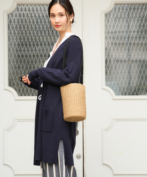 GLOBAL WORK（グローバルワーク）の「ペーパーバケツバッグ/822577（ショルダーバッグ・レディース・ホワイト系その他/ベージュ/ナチュラル・ONE SIZE）」の14枚目の写真