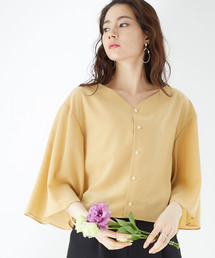 SOCIAL WEAR�i�\�[�V�����E�F�A�j�́u�ySOCIAL WEAR�z2way�t���A�X���[�u�u���E�X�i�V���c/�u���E�X�j�v