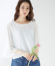 SOCIAL WEAR�i�\�[�V�����E�F�A�j�́u�ySOCIAL WEAR�z2way�t���A�X���[�u�u���E�X�i�V���c/�u���E�X�j�v