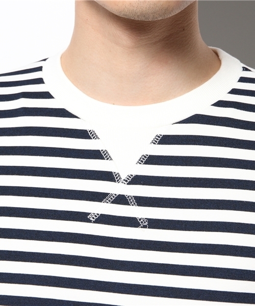 WHO'S WHO gallery（フーズフーギャラリー）の「【WEB限定価格】袖切替スウェット（スウェット・メンズ・ホワイト/その他19/その他18・MEDIUM/SMALL）」の6枚目の写真