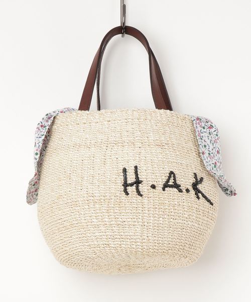 H A K ハク の H A K刺繍カゴバック かごバッグ Wear