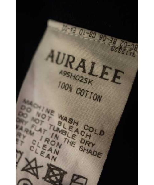 AURALEE(オーラリー) Super Soft Pique Henley Neckヘンリー
