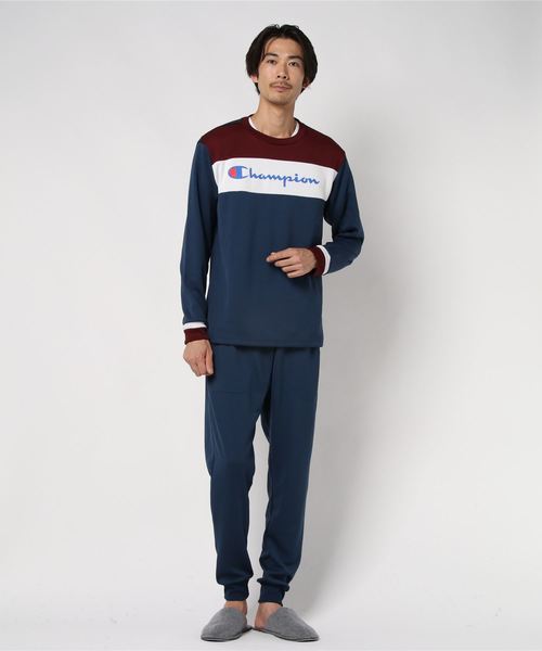 Champion メンズ スウェットセットアップ ダンボールニット ルームウェア パジャマ Champion チャンピオン のファッション通販 Zozotown Champion メンズ スウェットセットアップ ダンボールニット ルームウェア パジャマ Champion チャンピオン のファッション通販 Zozotown