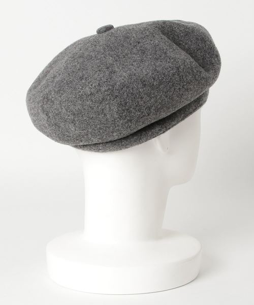 KANGOL（カンゴール）の「WEGO/KANGOL Wool Jax Beret（ハンチング/ベレー帽・レディース・キャメル/ダークオレンジ/グレー/ブラック・MEDIUM）」の5枚目の写真