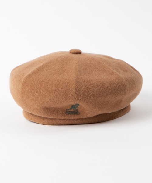 KANGOL（カンゴール）の「WEGO/KANGOL Wool Jax Beret（ハンチング/ベレー帽・レディース・キャメル/ダークオレンジ/グレー/ブラック・MEDIUM）」の11枚目の写真