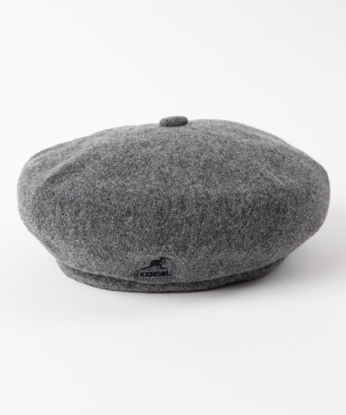 KANGOL（カンゴール）の「WEGO/KANGOL Wool Jax Beret（ハンチング/ベレー帽・レディース・キャメル/ダークオレンジ/グレー/ブラック・MEDIUM）」の9枚目の写真