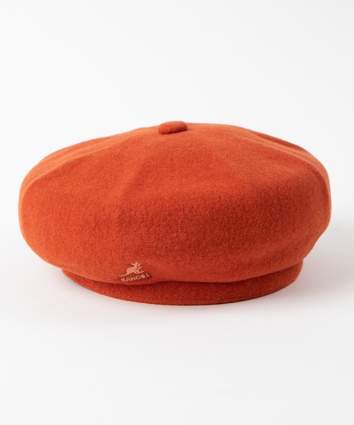 KANGOL（カンゴール）の「WEGO/KANGOL Wool Jax Beret（ハンチング/ベレー帽・レディース・キャメル/ダークオレンジ/グレー/ブラック・MEDIUM）」の10枚目の写真