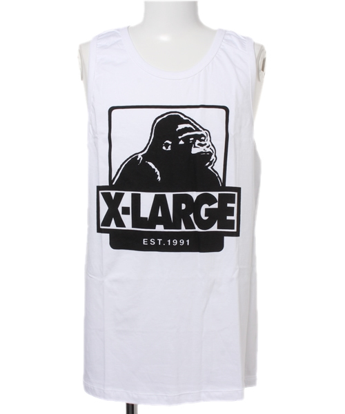 XLARGE（エクストララージ）の「EST OG TANK TOP（タンクトップ・メンズ・ホワイト/ブラック/チャコールグレー/アッシュ・SMALL/MEDIUM/LARGE/X-LARGE）」の2枚目の写真