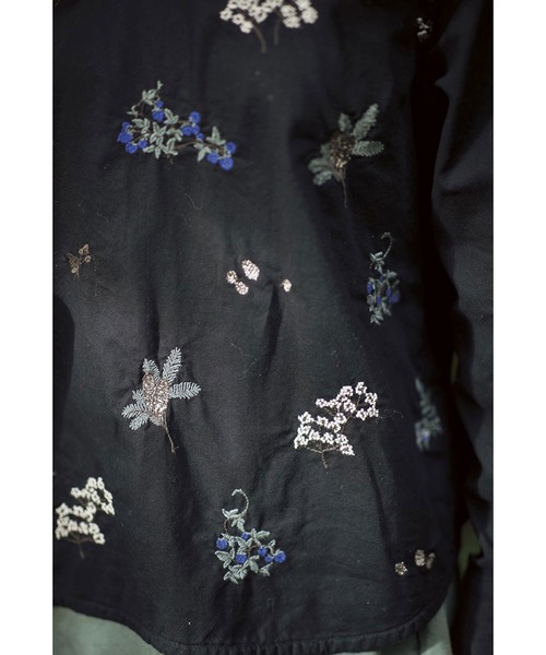 Sunny clouds（サニークラウズ）の「サニークラウズ　木の実図鑑トップス〈レディース〉（シャツ/ブラウス・レディース・ブラック・MEDIUM/LARGE/X-LARGE/XX-LARGE/NM）」の8枚目の写真