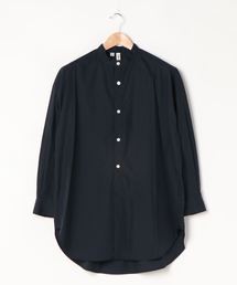BIG TUCK-UP NO COLLAR SHIRTS