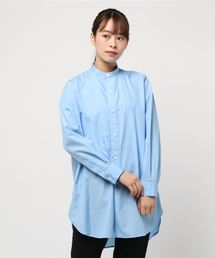 BIG TUCK-UP NO COLLAR SHIRTS
