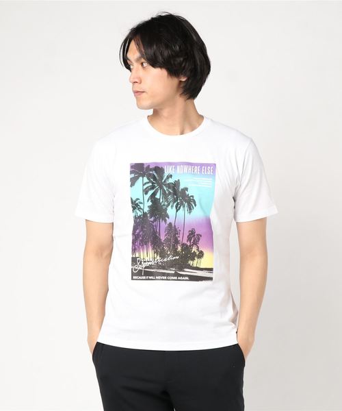 LB/S (エルビーエス)の「サーフプリントTシャツ ZERO STAIN 汗ジミが目立たない機能(Tシャツ/カットソー・メンズ・その他5/ベージュ/その他2/ホワイト系その他/ブラック/その他1/ブルー系その他/ブラック系その他/ブルー/その他4/ダークグリーン/ホワイト/ネイビー/レッド/その他3/オレンジ・SMALL/MEDIUM/X-LARGE/LARGE)」の14枚目の写真