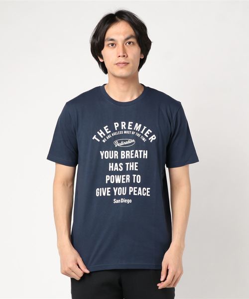 セール サーフプリントｔシャツ Zero Stain 汗ジミが目立たない機能 Tシャツ カットソー Lb S エルビーエス のファッション通販 Zozotown