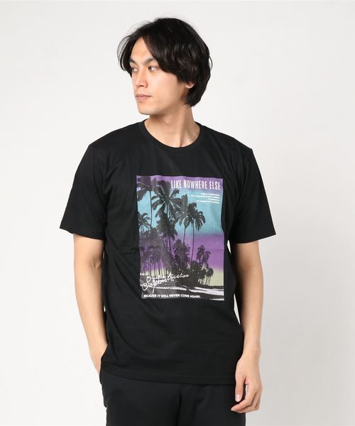 LB/S (エルビーエス)の「サーフプリントTシャツ ZERO STAIN 汗ジミが目立たない機能(Tシャツ/カットソー・メンズ・その他5/ベージュ/その他2/ホワイト系その他/ブラック/その他1/ブルー系その他/ブラック系その他/ブルー/その他4/ダークグリーン/ホワイト/ネイビー/レッド/その他3/オレンジ・SMALL/MEDIUM/X-LARGE/LARGE)」の5枚目の写真