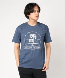サーフプリントＴシャツ　ZERO STAIN　汗ジミが目立たない機能