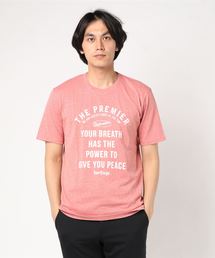 サーフプリントＴシャツ　ZERO STAIN　汗ジミが目立たない機能