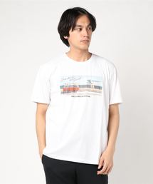 サーフプリントTシャツ ZERO STAIN 汗ジミが目立たない機能