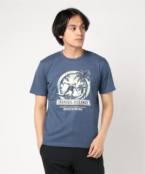 LB/S (エルビーエス)の「サーフプリントTシャツ ZERO STAIN 汗ジミが目立たない機能(Tシャツ/カットソー・メンズ・その他5/ベージュ/その他2/ホワイト系その他/ブラック/その他1/ブルー系その他/ブラック系その他/ブルー/その他4/ダークグリーン/ホワイト/ネイビー/レッド/その他3/オレンジ・SMALL/MEDIUM/X-LARGE/LARGE)」の9枚目の写真