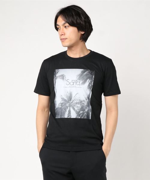 LB/S (エルビーエス)の「サーフプリントTシャツ ZERO STAIN 汗ジミが目立たない機能(Tシャツ/カットソー・メンズ・その他5/ベージュ/その他2/ホワイト系その他/ブラック/その他1/ブルー系その他/ブラック系その他/ブルー/その他4/ダークグリーン/ホワイト/ネイビー/レッド/その他3/オレンジ・SMALL/MEDIUM/X-LARGE/LARGE)」の4枚目の写真