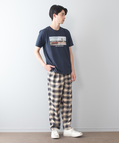 LB/S (エルビーエス)の「サーフプリントTシャツ ZERO STAIN 汗ジミが目立たない機能(Tシャツ/カットソー・メンズ・その他5/ベージュ/その他2/ホワイト系その他/ブラック/その他1/ブルー系その他/ブラック系その他/ブルー/その他4/ダークグリーン/ホワイト/ネイビー/レッド/その他3/オレンジ・SMALL/MEDIUM/X-LARGE/LARGE)」の18枚目の写真